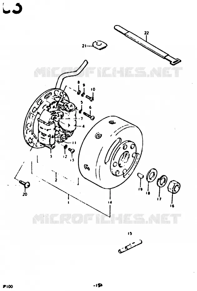 ONTSTEKING (E24) Suzuki MOTO 100 GP 1992  GP100N(C/N)