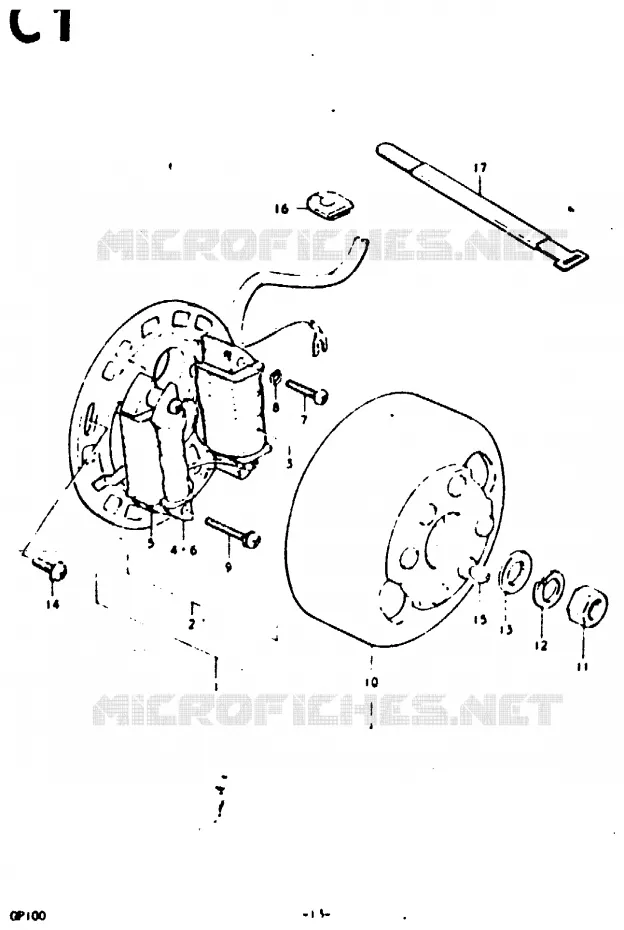 ONTSTEKING Suzuki MOTO 100 GP 1992  GP100N(C/N)