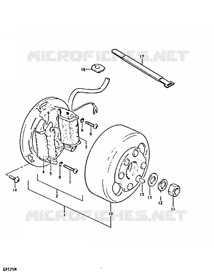 ONTSTEKING Suzuki MOTO 125 GP 1992  GP125UN(C/N)