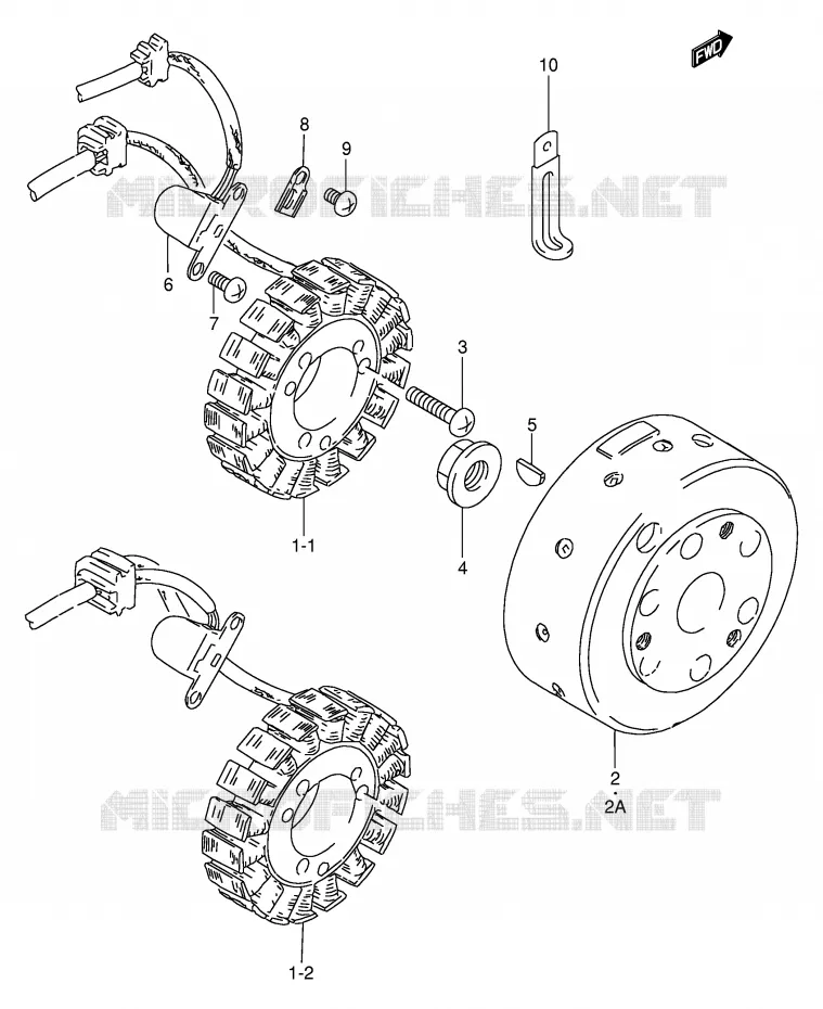ONTSTEKING Suzuki MOTO 250 GN 1990  GN250L(E2)