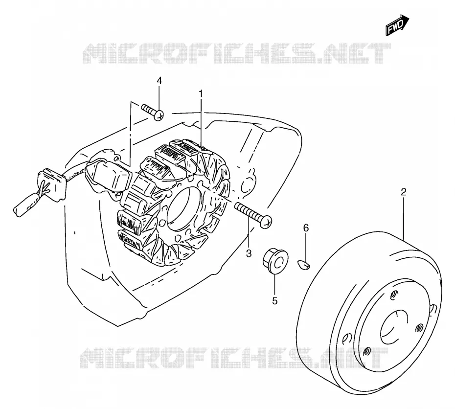 ONTSTEKING (VOIR NOTE) Suzuki MOTO 125 GS 1999  GS125ESX(E71)