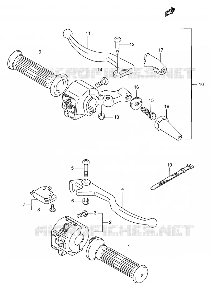 SCHAKELAARS (GS125SR,GS125ESK/ESL/ESM/ESR) Suzuki MOTO 125 GS 1982  GS125ESZ(E1)