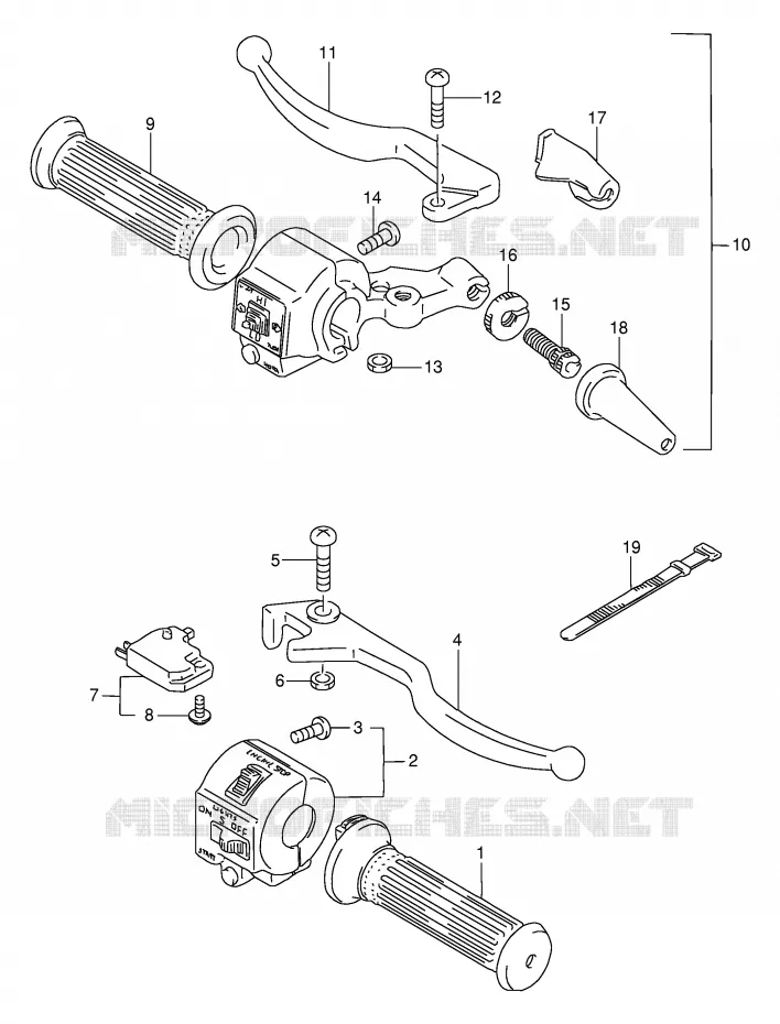 SCHAKELAARS (MODELE M,GN125R) Suzuki MOTO 125 GN 1991  GN125EM(E1)