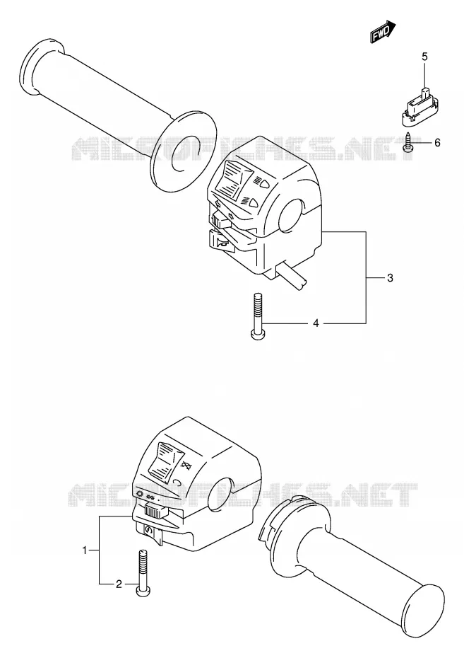 SCHAKELAARS (MODELE Y) Suzuki MOTO 250 GN 1996  GN250T(E2)