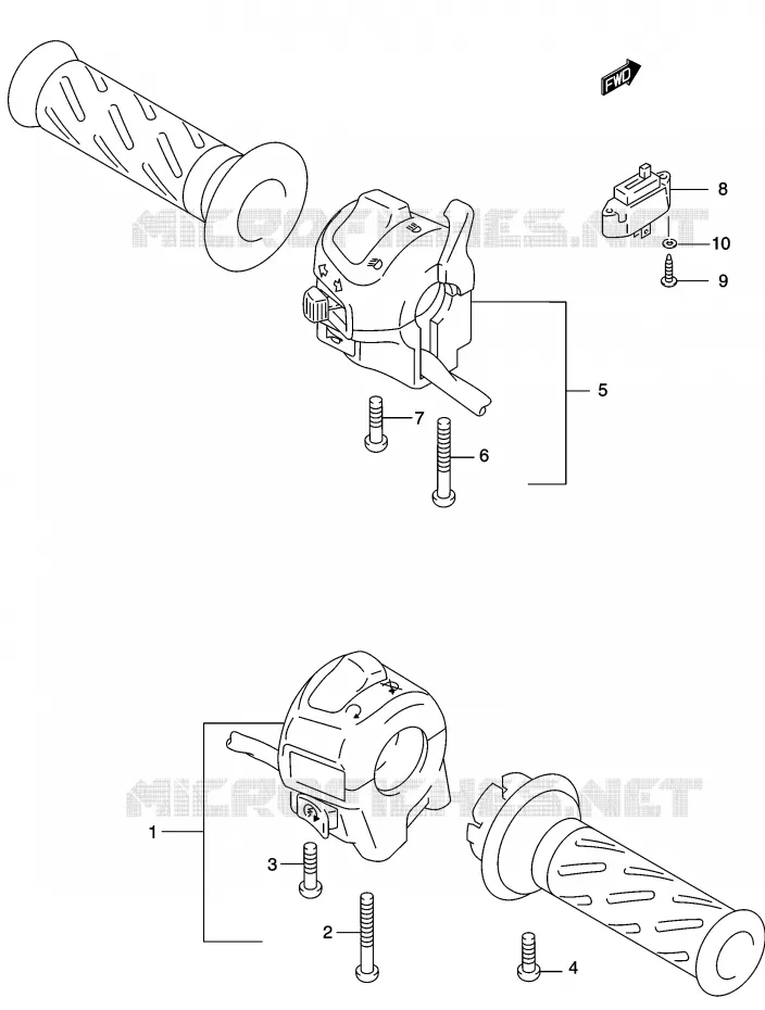 SCHAKELAARS Suzuki MOTO 500 GS-E 2003  GS500HK3(P19)