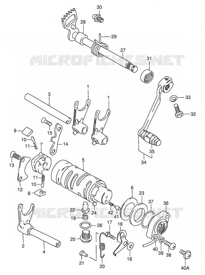 SCHAKELEN ASSY Suzuki MOTO 125 GN 1982  GN125Z(E1)