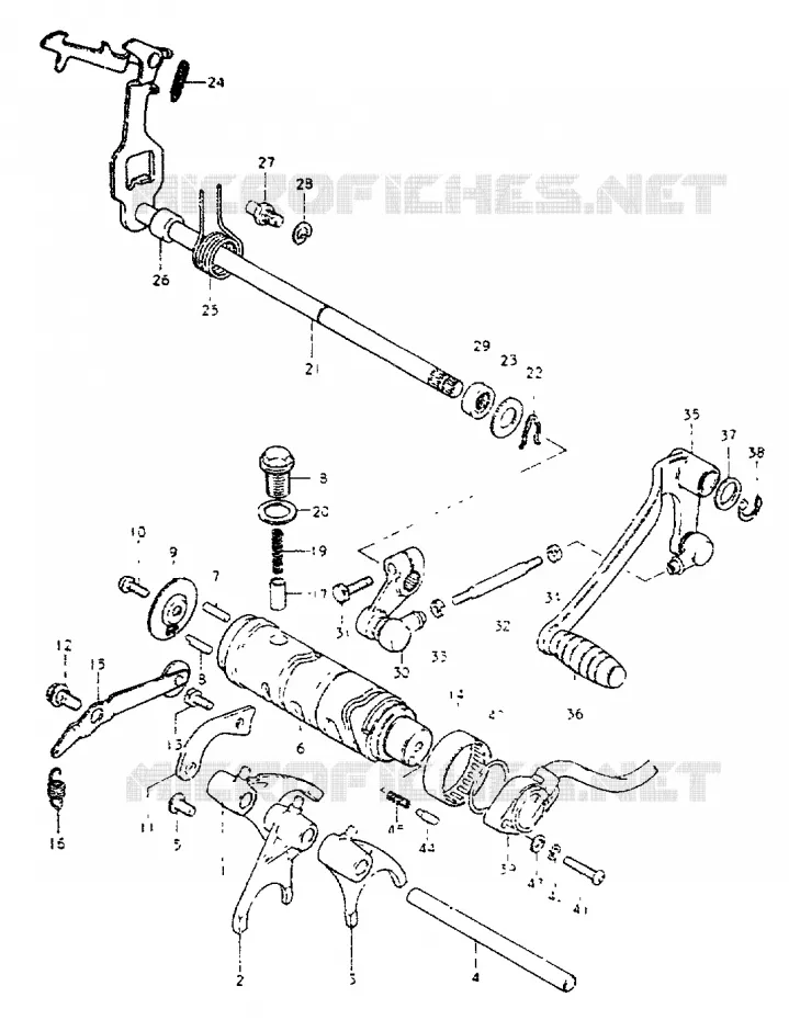 SCHAKELEN ASSY Suzuki MOTO 550 GS 1982  GS550LZ