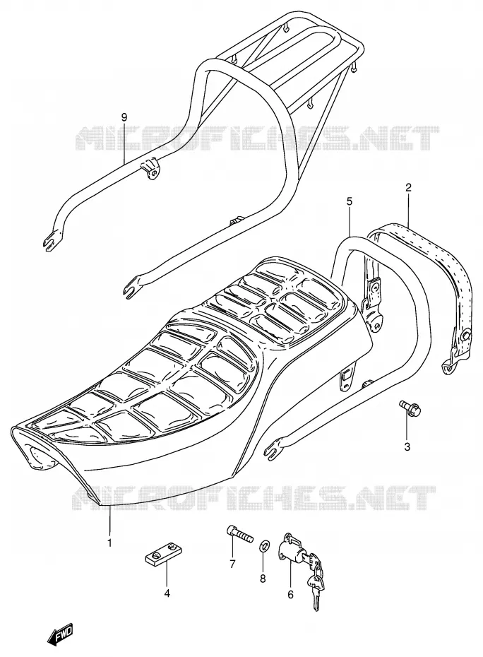 SEAT Suzuki MOTO 125 GN 1982  GN125EZ(E1)