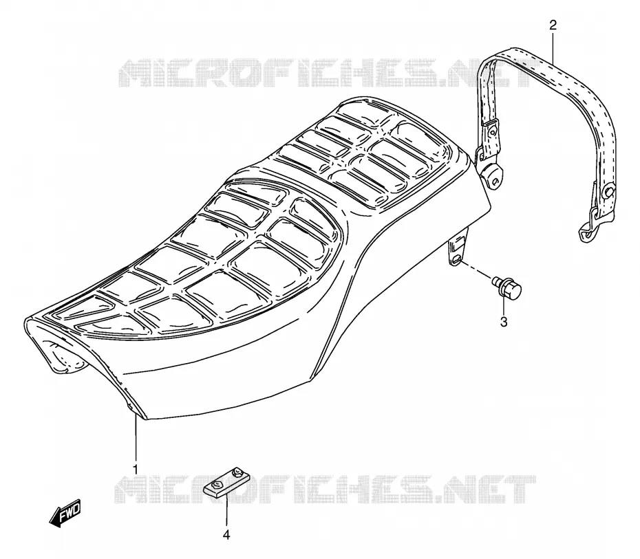SEAT Suzuki MOTO 250 GN 2000  GN250Y(E2)