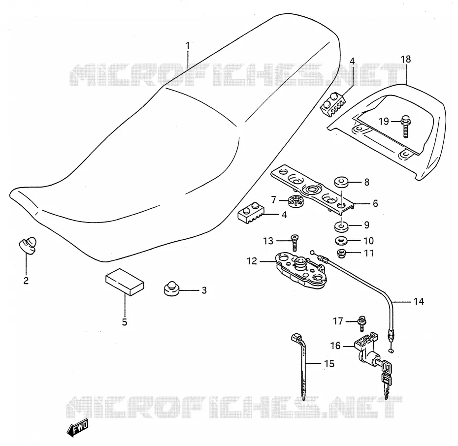 SEAT Suzuki MOTO 500 GS-E 1992  GS500EUN(E28)