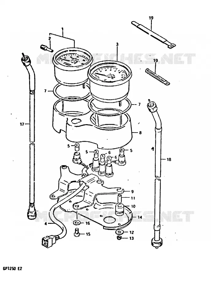 SNELHEIDSMETER Suzuki MOTO 125 GP 1999  GP125X(X/D)