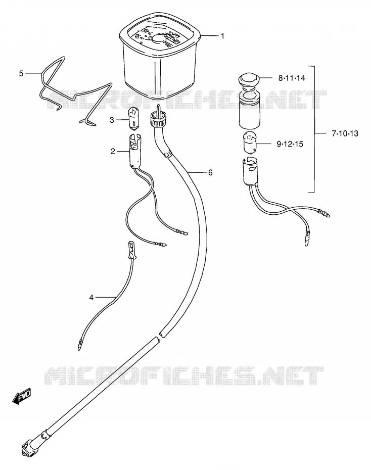 SNELHEIDSMETER Suzuki SCOOTER 50 FZ 1989  FZ50K(E1)