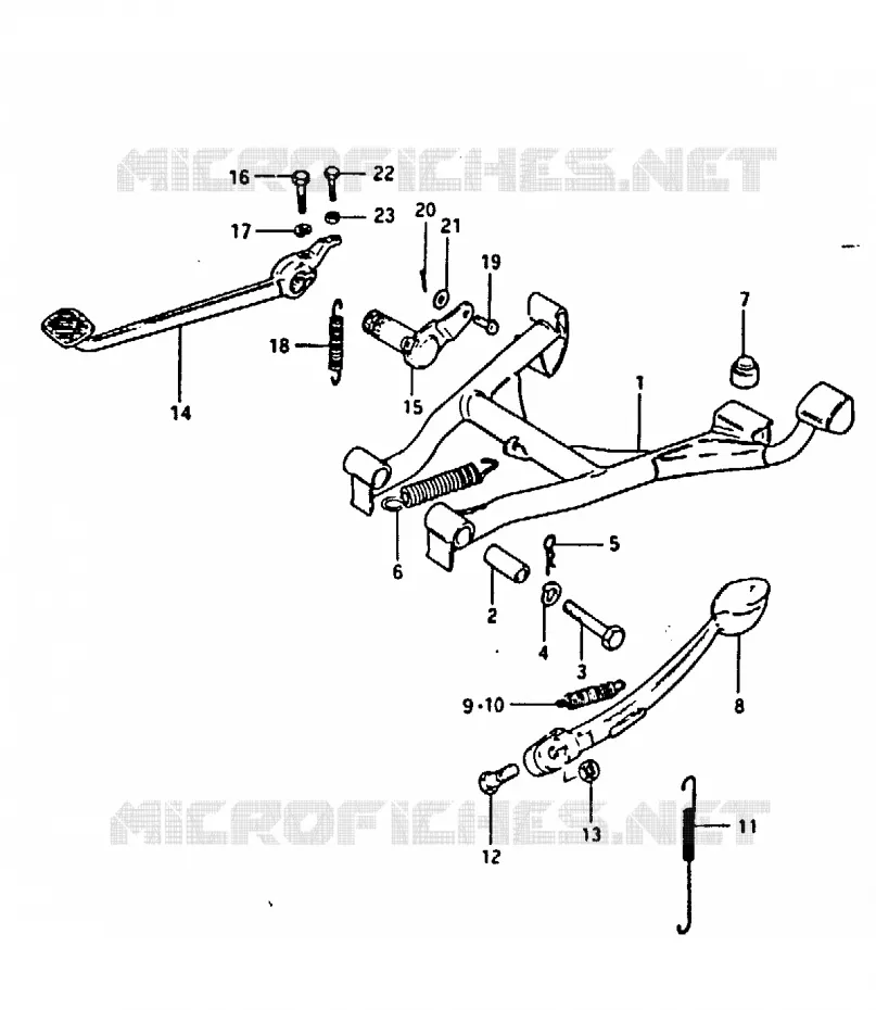 STAND Suzuki MOTO 1100 GSX-E 1981  GSX1100EX(T/X)