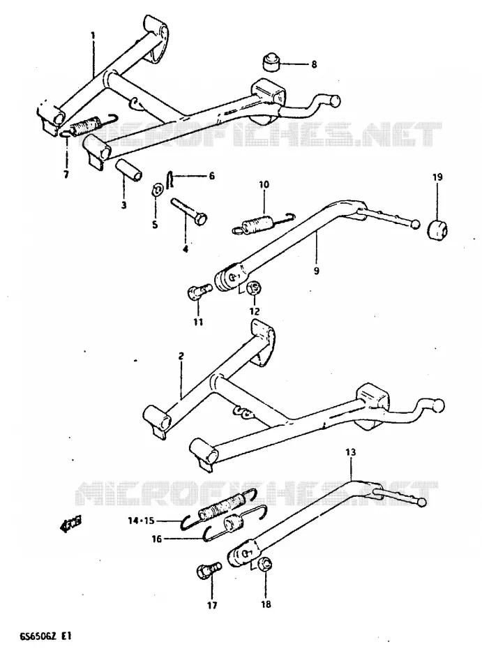 STAND Suzuki MOTO 650 GS 1999  GS650GX(X/Z)