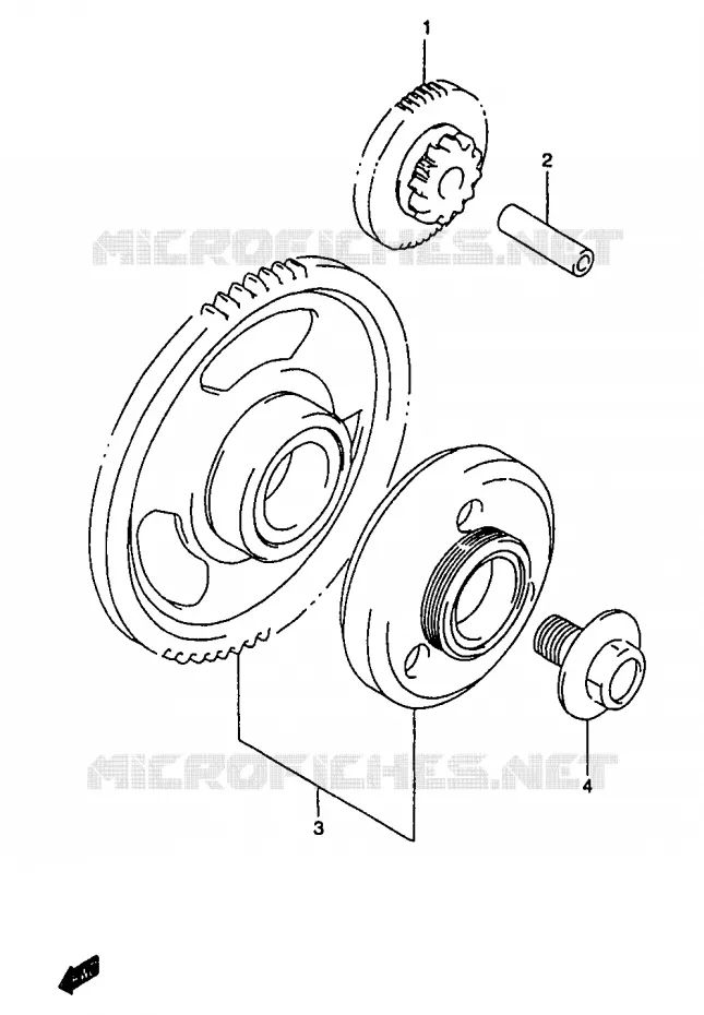 STARTMOTOR CLUTCH Suzuki MOTO 1200 BANDIT 2000  GSF1200SY(T/V/W/X/Y)