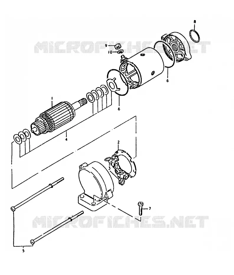STARTMOTOR Suzuki MOTO 1000 GS 1980  GS1000ET(T)