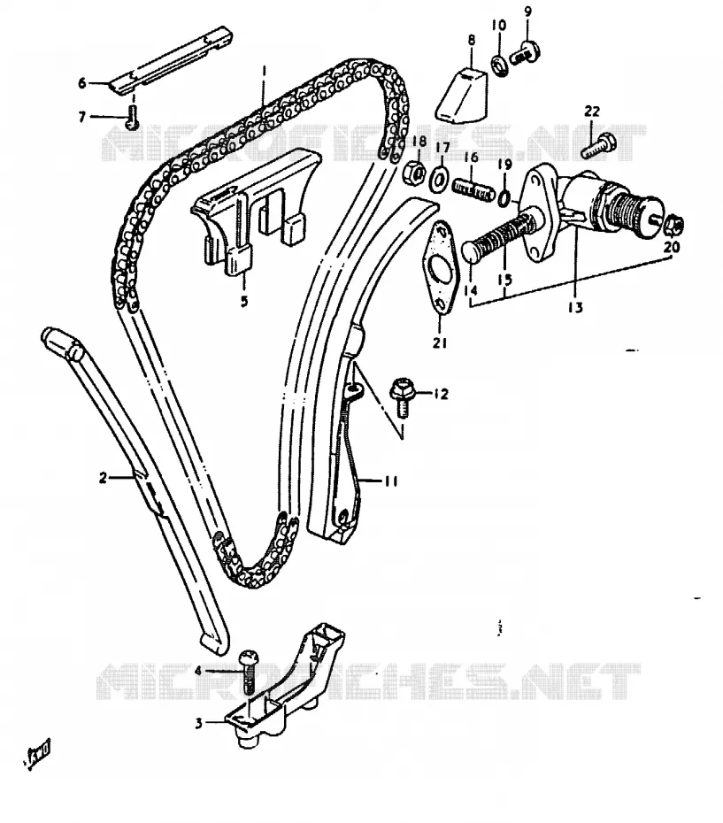 TIMING Suzuki MOTO 1000 GS 1979  GS1000N(C/N)