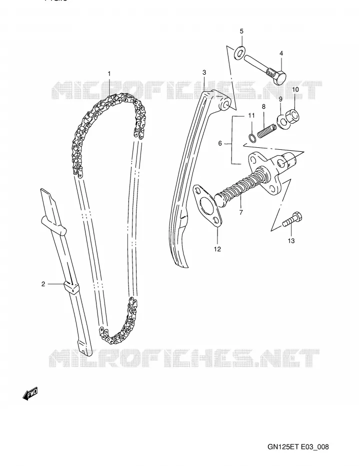 TIMING Suzuki MOTO 125 GN 1995  GN125ES(E3)