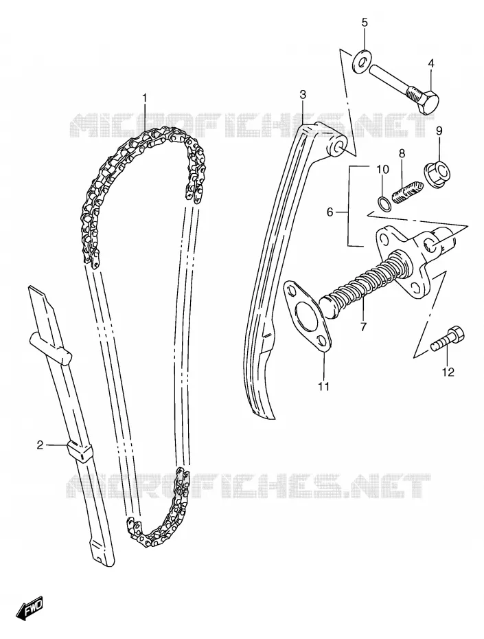 TIMING Suzuki MOTO 125 GS 2000  GS125UY(E71)
