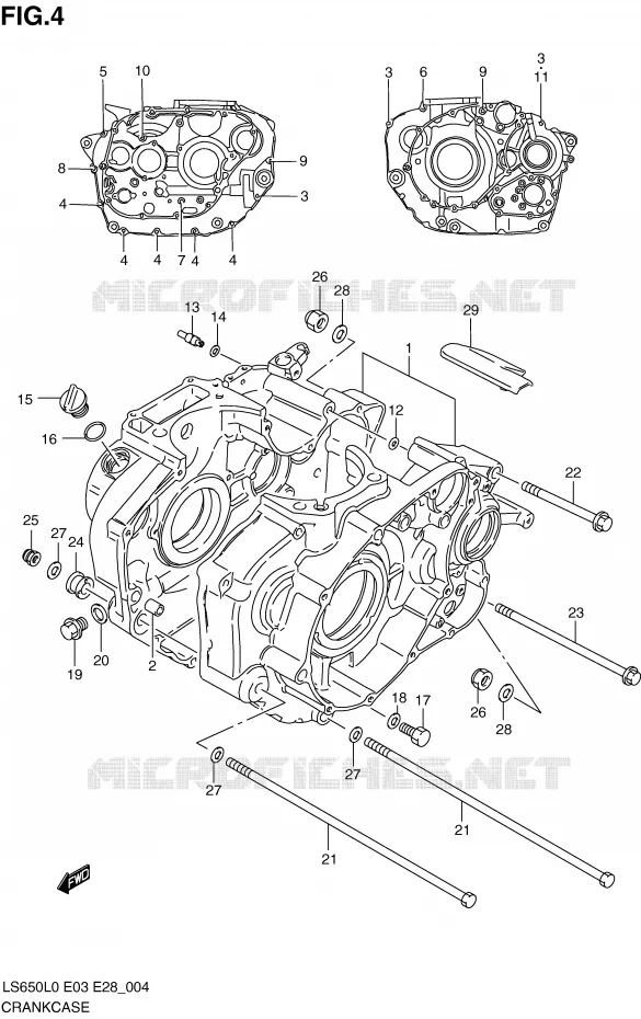 CASING Suzuki MOTO 650 BOULEVARD 2010  LS650L0(E3/E28)
