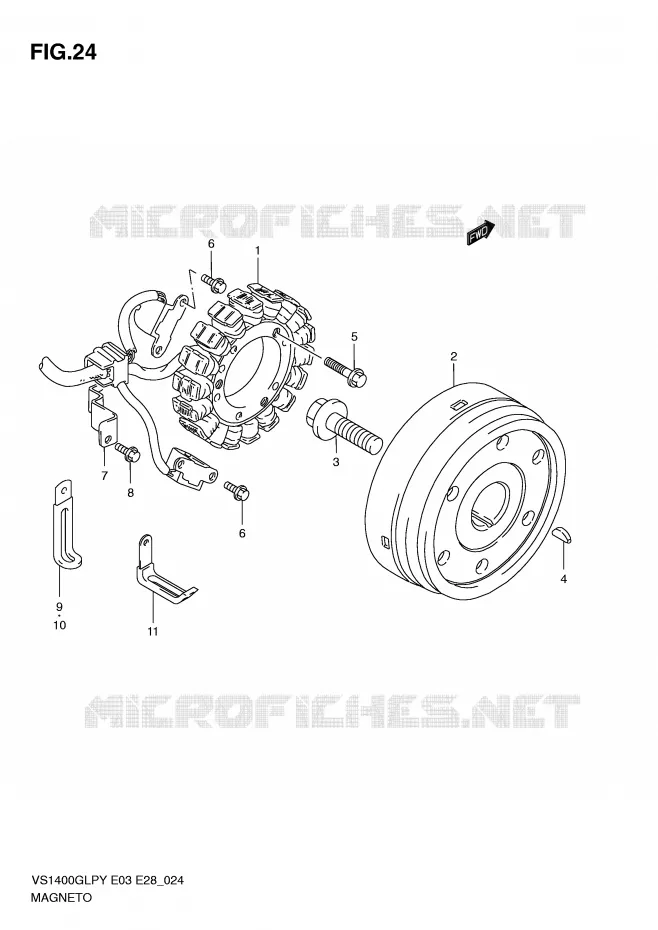 ONTSTEKING Suzuki MOTO 1400 INTRUDER 1999  VS1400GLPX(E3/E28)