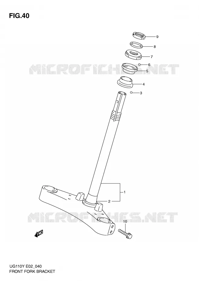 STUURPEN Suzuki SCOOTER 110 UG 2000  UG110Y(E2)