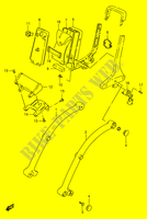 FRAME HANDGREEP (MODELE T/V/W/X/Y/K1) voor Suzuki INTRUDER 1400 2001