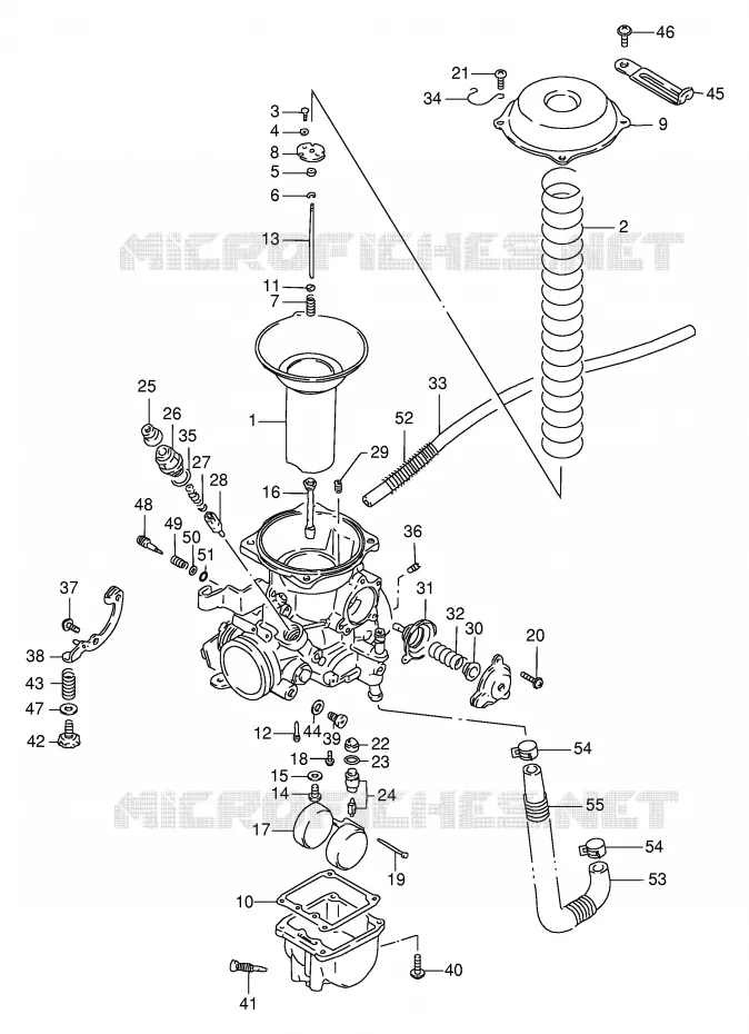 CARBURATOR (REAR) Suzuki MOTO 1400 INTRUDER 2000  VS1400GLPY(E2)