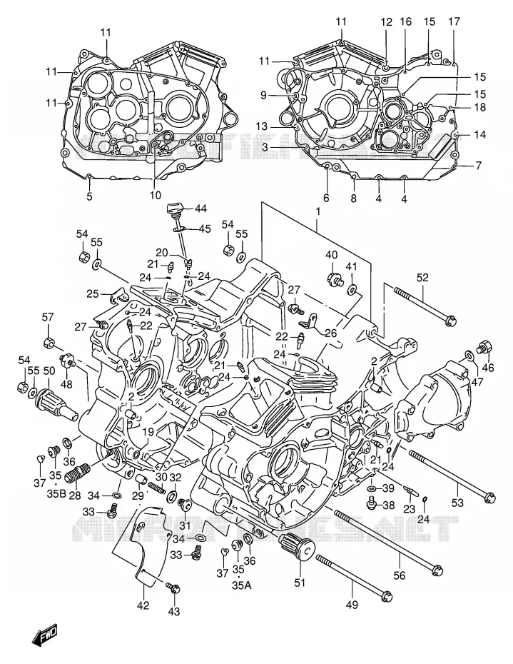 CASING Suzuki MOTO 1400 INTRUDER 1998  VS1400GLPW(E2)