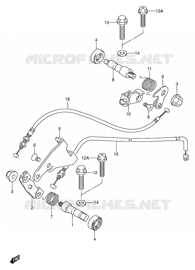 DECOMPRESSOR Suzuki MOTO 1400 INTRUDER 1999  VS1400GLPX(E2)