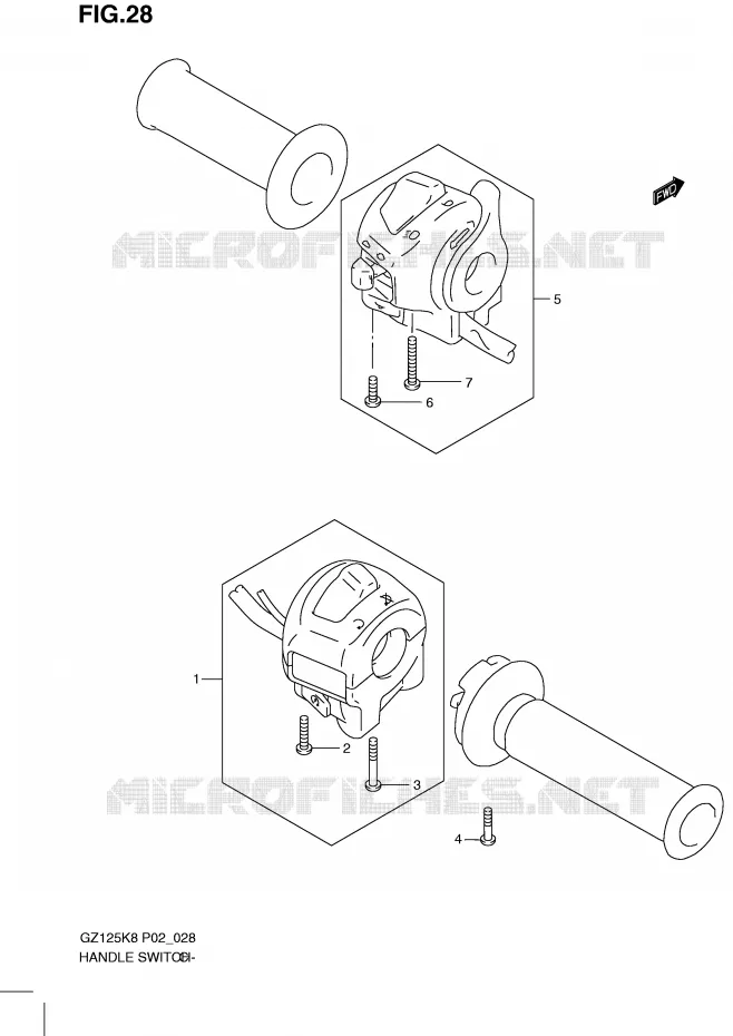 SCHAKELAARS Suzuki MOTO 125 MARAUDER 2010  GZ125L0(P02)