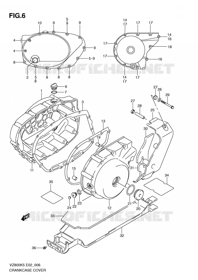 CASING Suzuki MOTO 800 MARAUDER 2005  VZ800K5(E2)