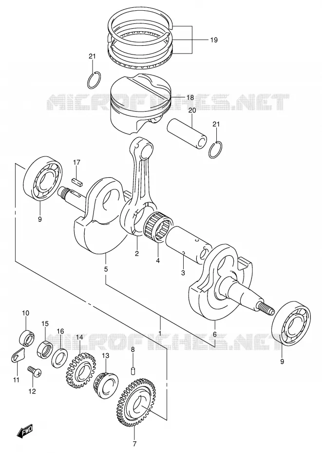 KRUKAS (MODEL K1/K2/K3/K4) Suzuki MOTO 400 DR-Z 2002  DR-Z400K2(E3/E28)