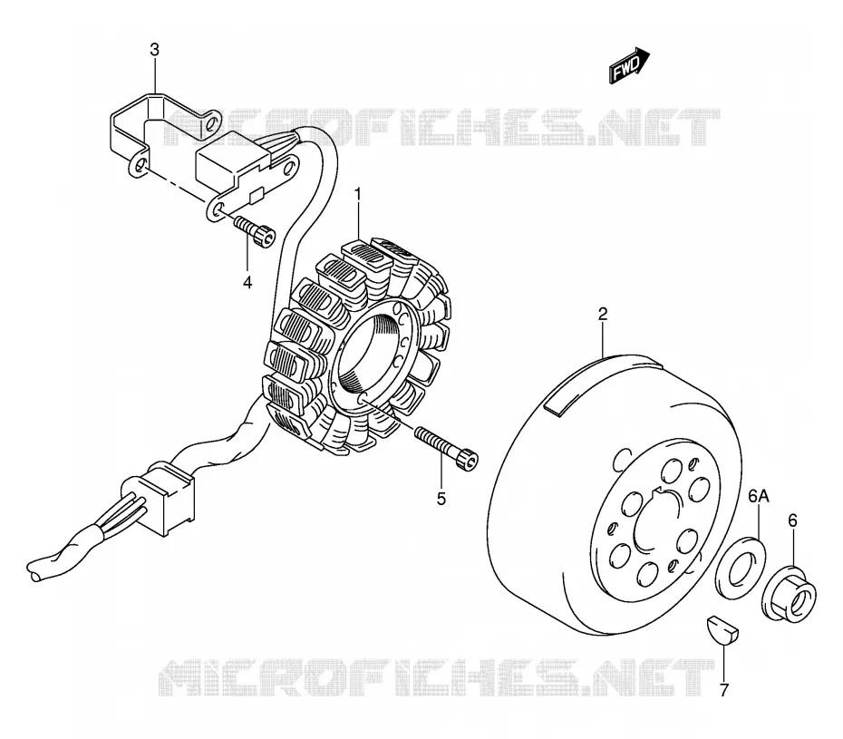 ONTSTEKING (DR-Z400Y/K1/K2/K3) Suzuki MOTO 400 DR-Z 2004  DR-Z400EK4(E3/E28)