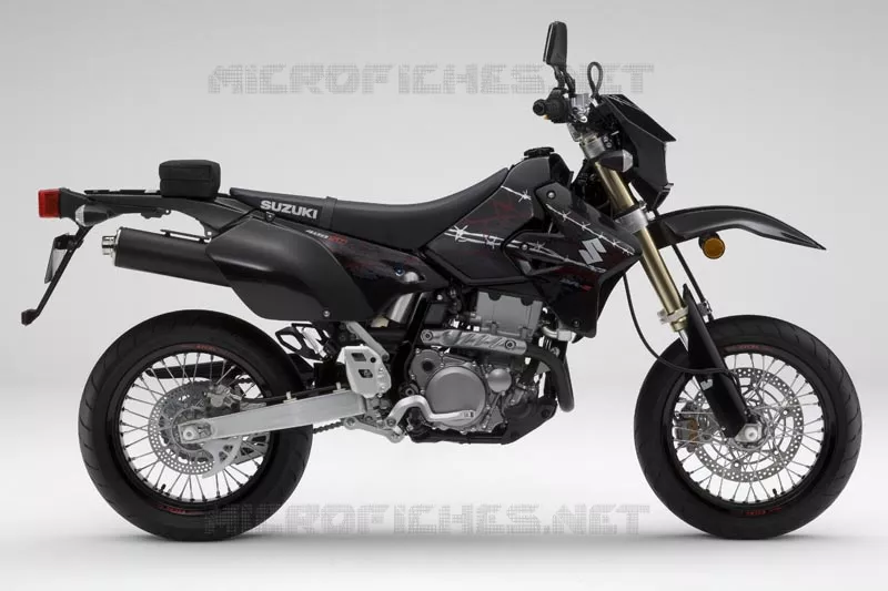 * PHOTOGRAPHIE DE COULEUR DR-Z400SMK9 * Suzuki MOTO 400 DR-Z 2007  DR-Z400SMK7(E2)