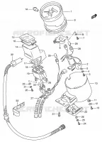 SNELHEIDSMETER (MODELE T/V) voor Suzuki INTRUDER 600 1996
