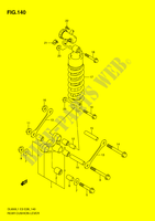 SCHOKBREKER AANEENSCHAKELING (DL650AL1 E28) voor Suzuki V-STROM 650 2011