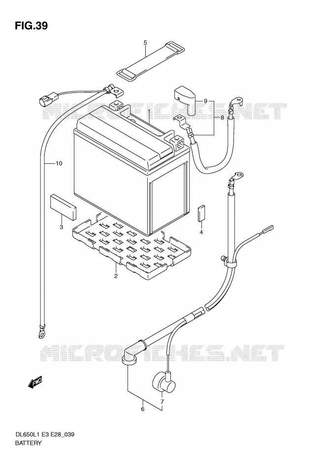 ACCU (DL650L1 E33) Suzuki MOTO 650 V-STROM 2011  DL650L1(E3)
