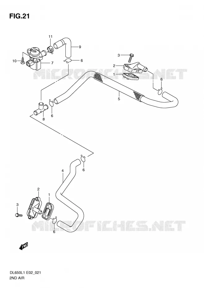 ANTI VERVUILINGS SYSTEM Suzuki MOTO 650 V-STROM 2011  DL650L1(E2)