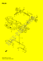GASKLEPHUIS SLANG / JOINT (GSX R1000L1 E51) voor Suzuki GSX-R 1000 2012