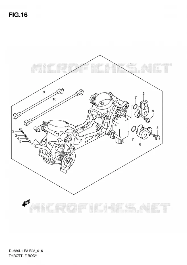GASKLEPHUIS (DL650AL1 E33) Suzuki MOTO 650 V-STROM 2011  DL650AL1(E3)