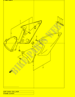 ACHTER KUIP  (MODELE K2/K3/K4/K5) voor Suzuki BANDIT 1200 2001