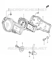 SNELHEIDSMETER voor Suzuki GSX-R 750 2005