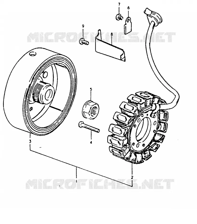 ALTERNATOR Suzuki MOTO 1100 GSX 1980  GSX1100T(T/X)
