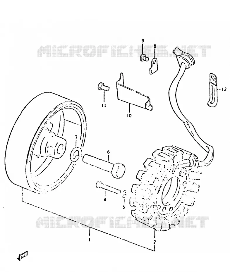 ALTERNATOR Suzuki MOTO 400 GSX 1980  GSX400LX(T/X)