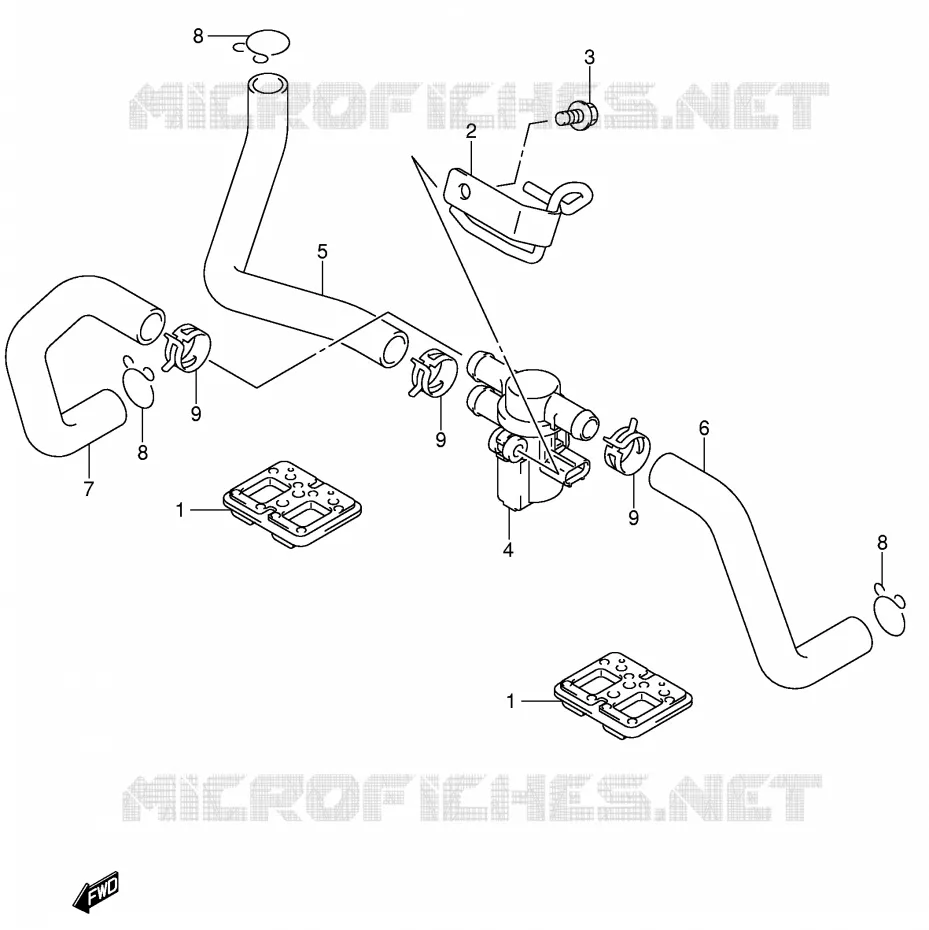 ANTI VERVUILINGS SYSTEM Suzuki MOTO 600 GSX-R 2005  GSX-R600U2K5(E2)