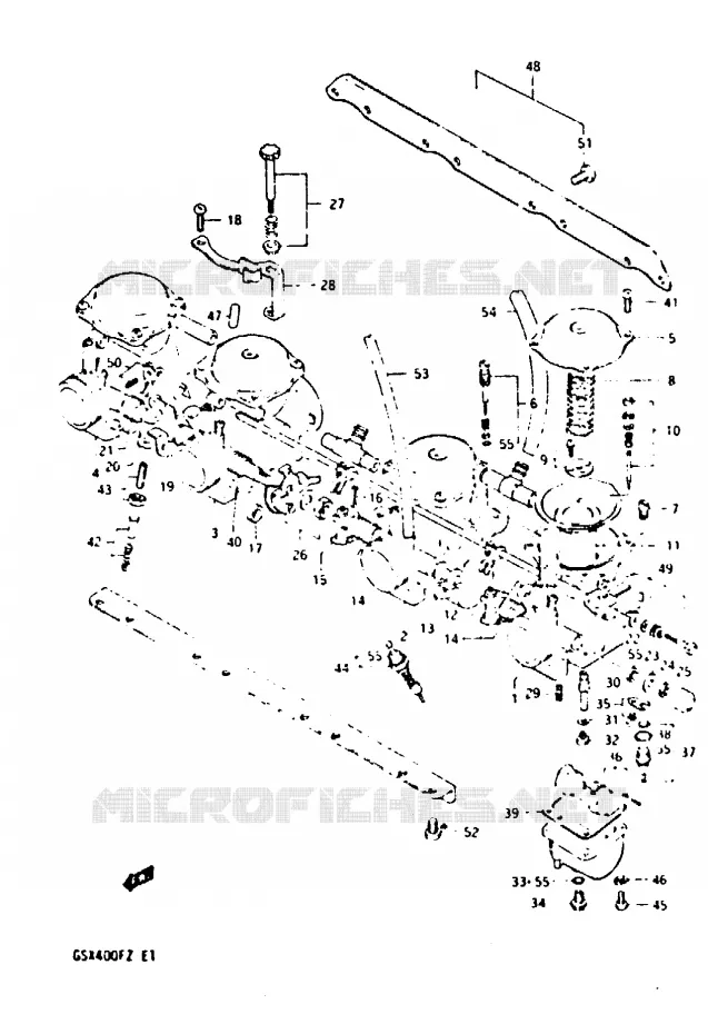 CARBURATOR Suzuki MOTO 400 GSX 1980  GSX400FT