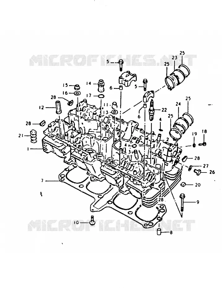 CILINDERKOP Suzuki MOTO 1100 GSX-E 1981  GSX1100EX(T/X)
