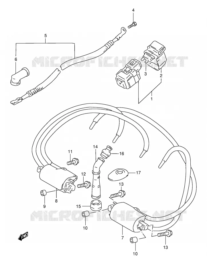 ELEKTRISCH (GSF1200SAV) Suzuki MOTO 1200 BANDIT 2000  GSF1200SY(E28)