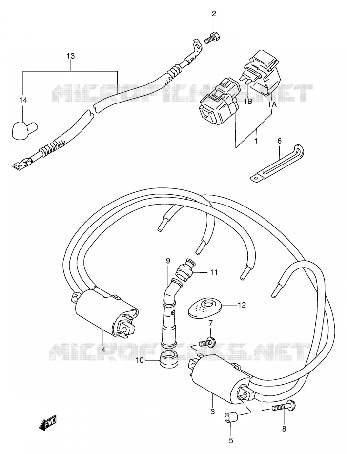 ELEKTRISCH Suzuki MOTO 600 BANDIT 1998  GSF600WSUW(E2)